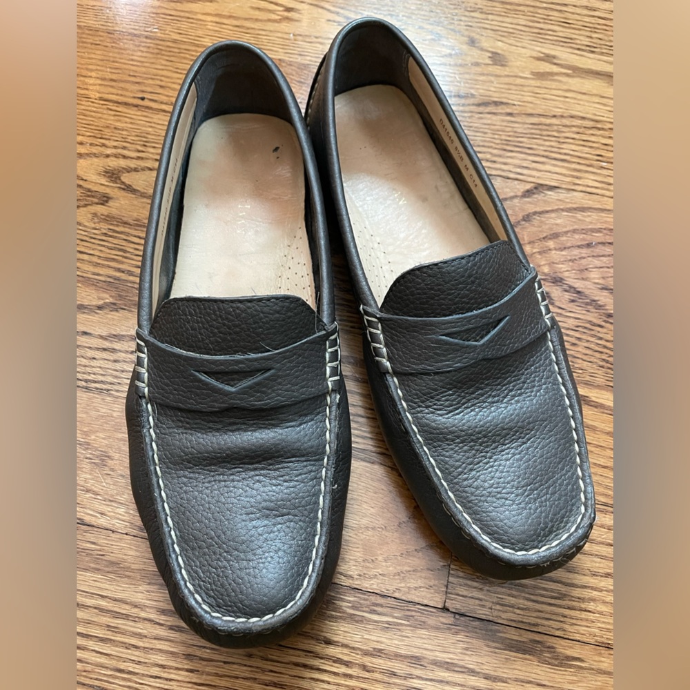 Cole Haan Gray Leather Loafers